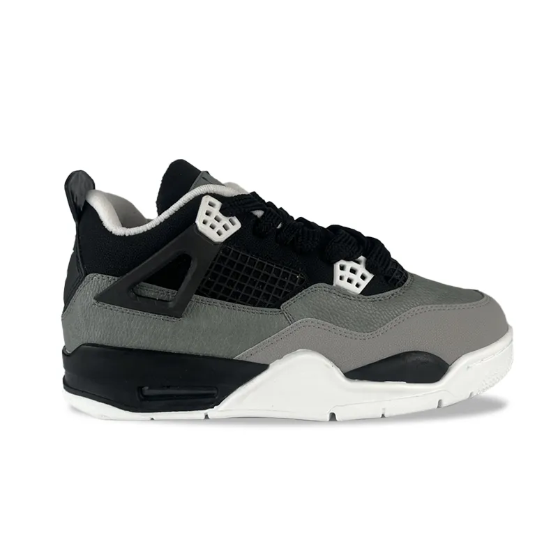 کتونی نایک جردن 4 مشکی سفید طوسی